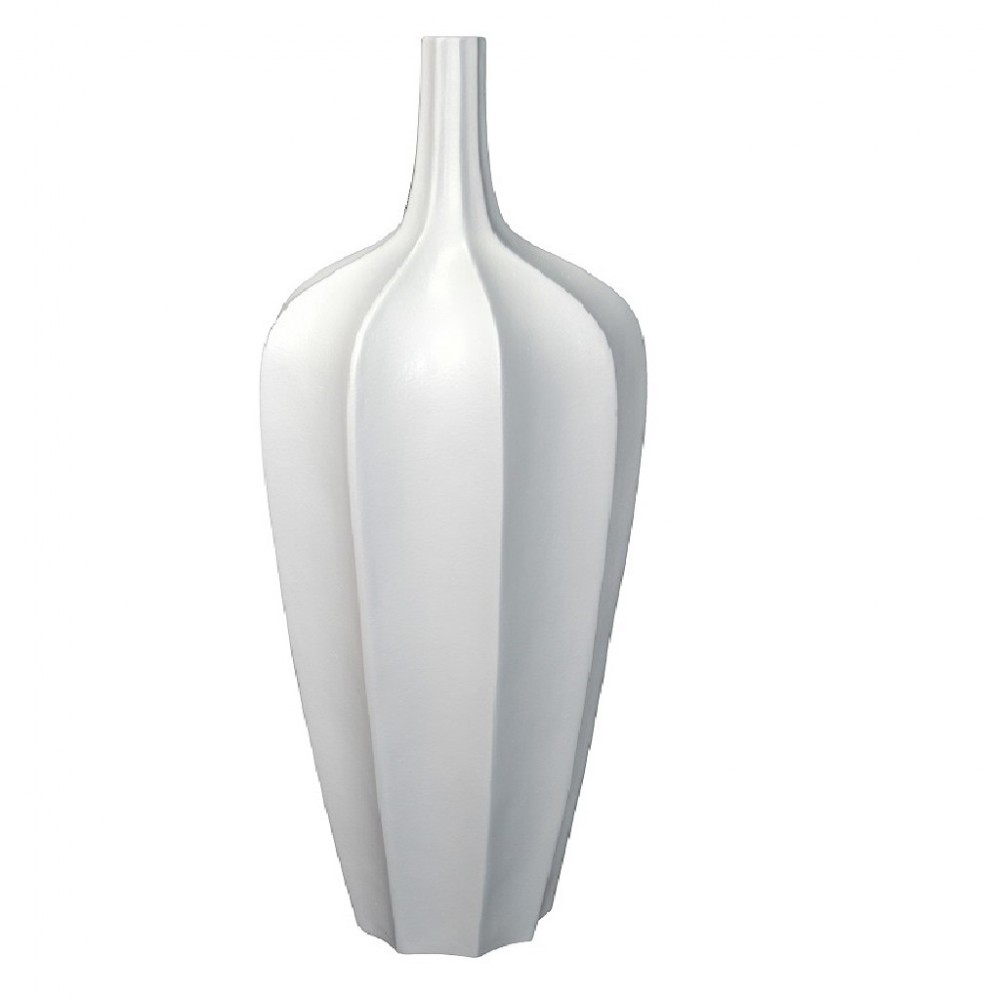 ΒΑΖΟ FIBERCLAY ΣΤΡΟΓΓ. ΛΕΥΚΟ Μ 38Χ124CM
