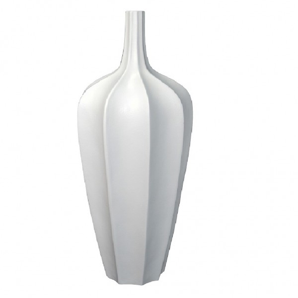 ΒΑΖΟ FIBERCLAY ΣΤΡΟΓΓ. ΛΕΥΚΟ Μ 38Χ124CM
