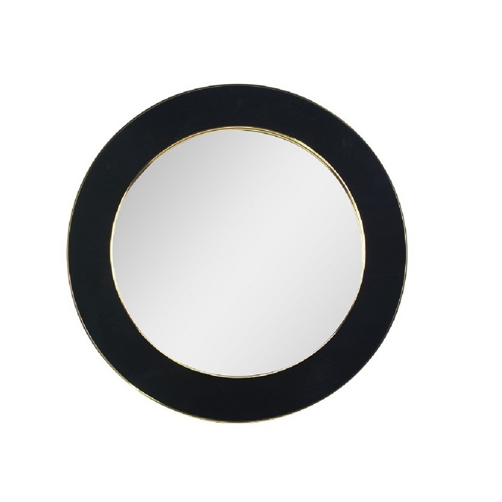 ΚΑΘΡΕΠΤΗΣ ΒΕΛΟΥΔ.  ΣΤΡΟΓΓ. ΜΑΥΡΟΣ ΜΕ ΧΡΥΣΗ ΚΟΡΝΙΖΑ 60EK.