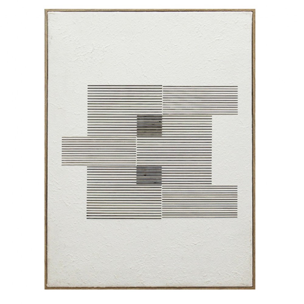 ΠΙΝΑΚΑΣ ΣΕ ΚΑΜΒΑ ΛΕΥΚΟΣ ΓΚΡΙ ΓΥΨΙΝΟΣ 60Χ45ΕΚ