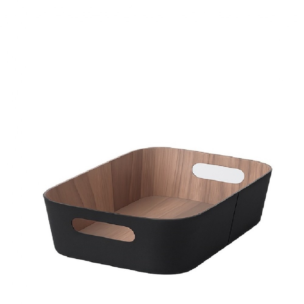 ΚΑΛΑΘΙ ΟΡΘΟΓ. ΜΑΥΡΟ ΥΦΑΣΜΑΤΙΝΟ 26,2Χ37,5Χ11ΕΚ 8L