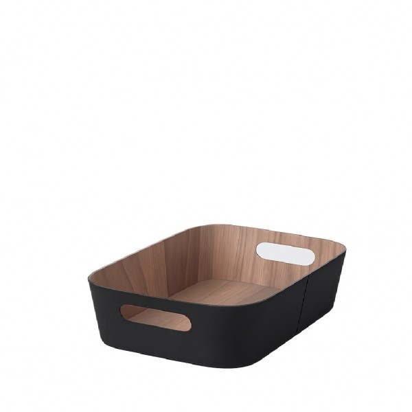 ΚΑΛΑΘΙ ΟΡΘΟΓ. ΜΑΥΡΟ ΥΦΑΣΜΑΤΙΝΟ 26Χ18Χ11ΕΚ 4L