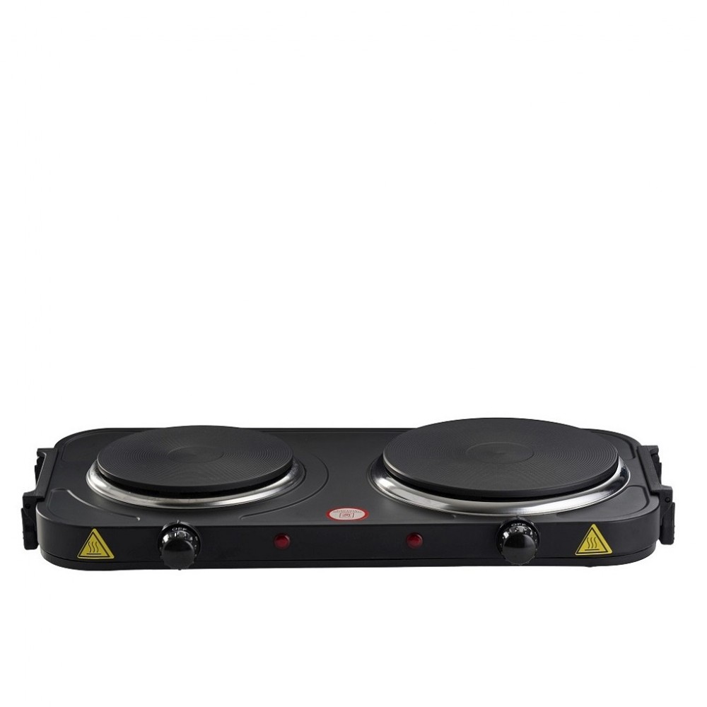 DIS.DAY ΔΙΠΛΗ ΕΣΤΙΑ ΜΑΥΡΗ ΜΕ 5 ΘΕΡΜΟΣΤΑΤΕΣ 2.500W ΔΙΑ.15ΕΚ. ΔΙΑ.18ΕΚ.