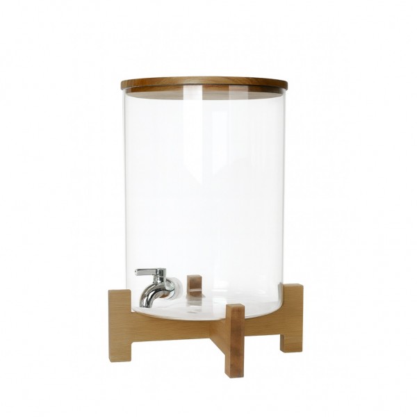 ΔΙΑΝΕΜΗΤΗΣ BOROSILICATE ΜΕ ΚΑΠΑΚΙ/ΒΑΣΗ ΑΚΑΚΙΑΣ 5LT 24,5X28,5ΕΚ
