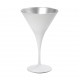 DIS. MAYA WHITE SILVER ΠΟΤΗΡΙ MARTINI ''ΚΩΝΙΚΟ'' ΛΕΥΚΟ-ΑΣΗΜΙ MAT 250CC 10,5Χ17,5ΕΚ