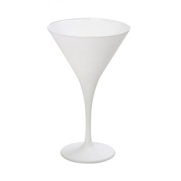 DIS. MAYA WHITE ΠΟΤΗΡΙ MARTINI ''ΚΩΝΙΚΟ'' ΛΕΥΚΟ MAT 250CC 10,5Χ17,5ΕΚ