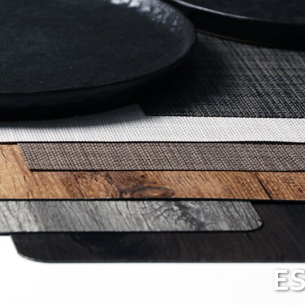 Espiel ΣΟΥΠΛΑ PVC ΚΑΦΕ ''ΞΥΛΟ'' 45Χ30ΕΚ. (smA)