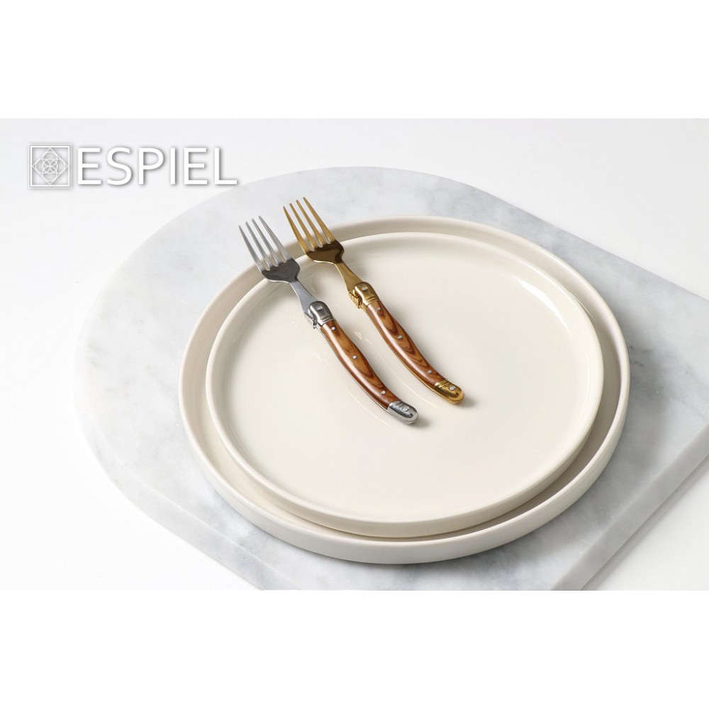 ANTIQUE CUT ΠΙΡΟΥΝΙ STEAK ΑΣΗΜΙ ΛΑΒΗ ΧΡΩΜΑ ΞΥΛΟΥ SS420 1,5ΜΜ 20.5ΕΚ