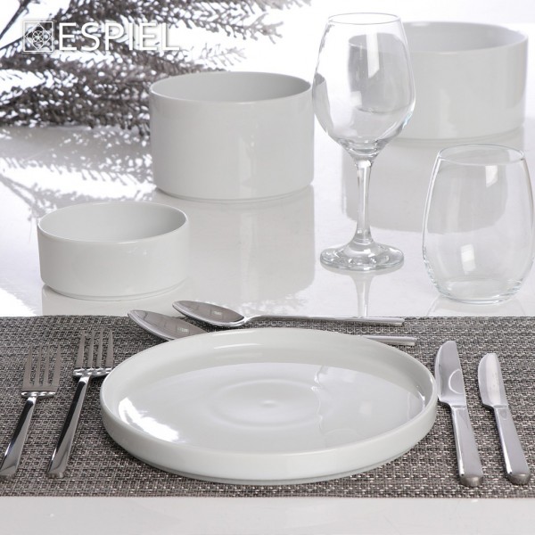 Espiel ΣΟΥΠΛΑ ΟΡΘ. ΓΚΡΙ-ΜΠΕΖ-ΑΣΗΜΙ POLYEST./PVC 45χ30ΕΚ (smA)