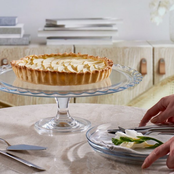 MAXI PATISSERIES FOOTED PLATE D: 37 H: 11.7 P/42 GB1.OB2. (smA)