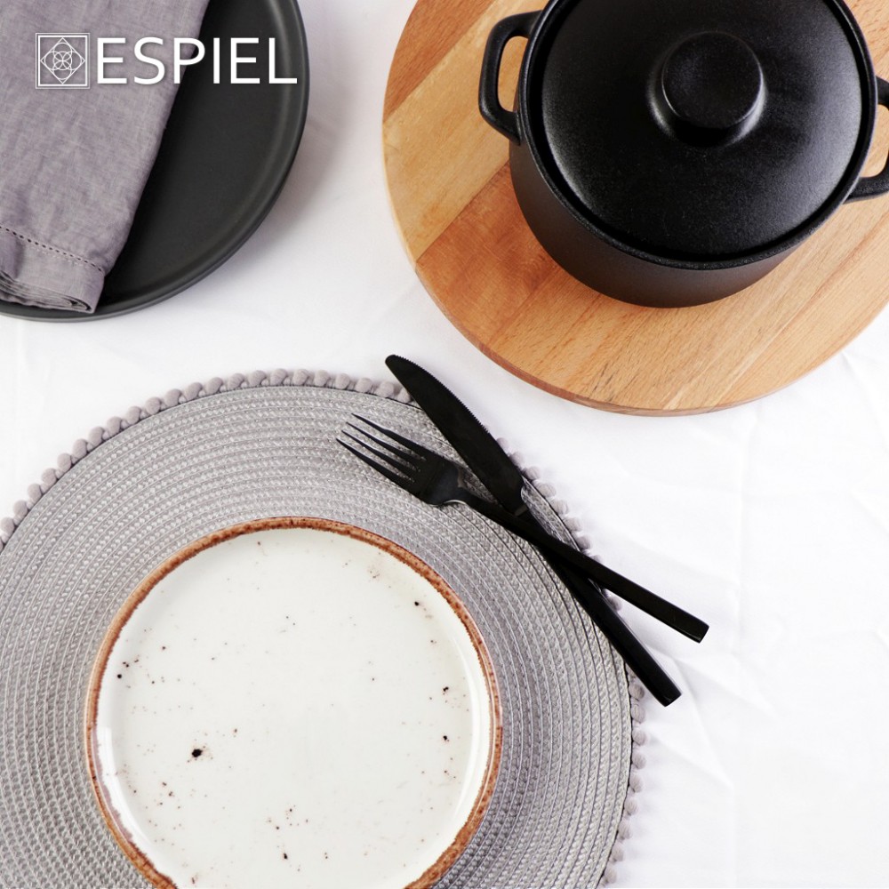 LAVA ΚΑΤΣΑΡΟΛΑ ΡΗΧΗ STONEWARE ΜΑΥΡΗ 580ML D: 15,8 H: 5,8CM