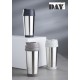 DAY TRAVEL MUG ΠΟΤΗΡΙ ΑΝΟΞΕΙΔΩΤΟ  3ΧΡΩΜΑΤΑ ASS. 450ML (4XLIGHT GREY/4XDARK GREY/4XBLACK)