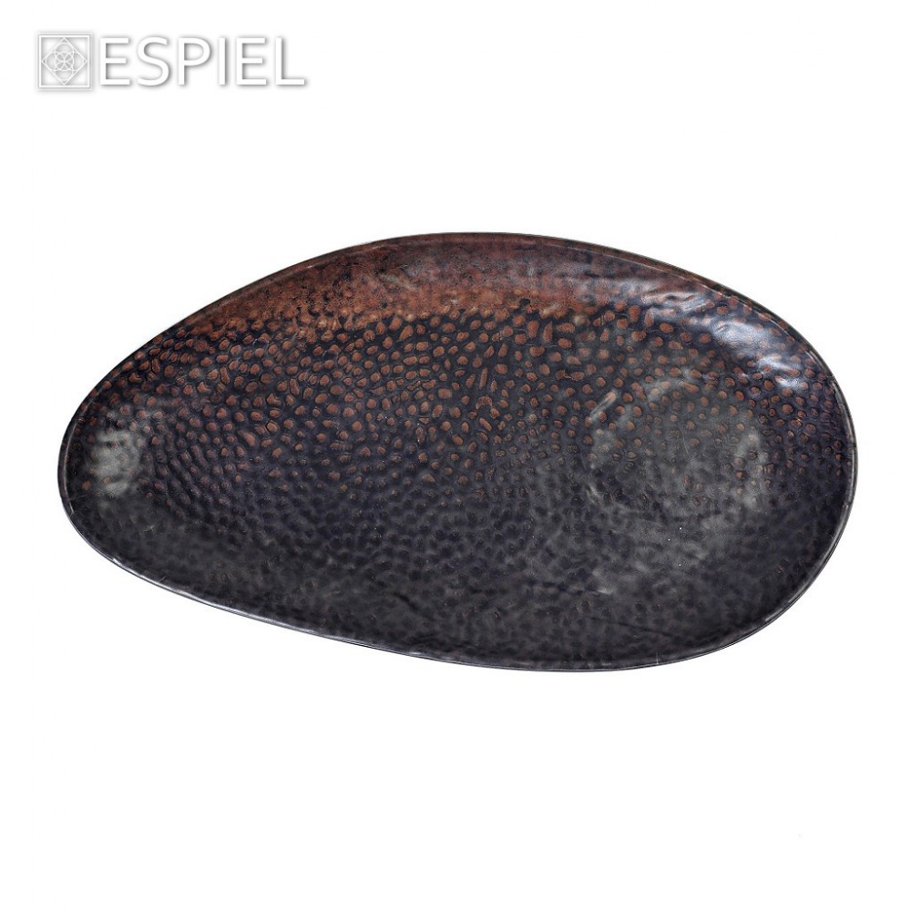SUNSET MELAMINE ΠΙΑΤΕΛΑ ΟΒΑΛ ΚΑΦΕ 33Χ18Χ2,5ΕΚ