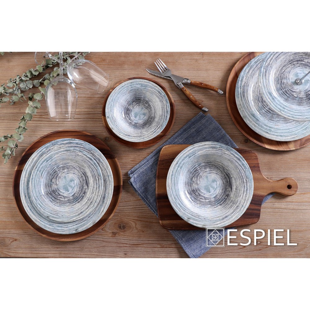 ANTIQUE CUT ΠΙΡΟΥΝΙ STEAK ΑΣΗΜΙ ΛΑΒΗ ΧΡΩΜΑ ΞΥΛΟΥ SS420 1,5ΜΜ 20.5ΕΚ