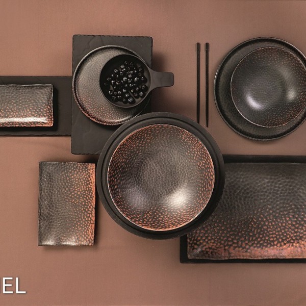 SUNSET MELAMINE ΠΙΑΤΕΛΑ ΟΒΑΛ ΚΑΦΕ 33Χ18Χ2,5ΕΚ