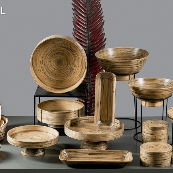 BALI ΣΤΡΟΓΓΥΛΟ ΜΠΩΛ BAMBOO 30Χ12EK