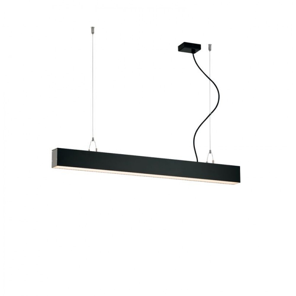 3911-00086-3-B-D1- VIOKEF -Γραμμικό Κρεμαστό L860 3000K Μαύρο Dim. Station Ultra