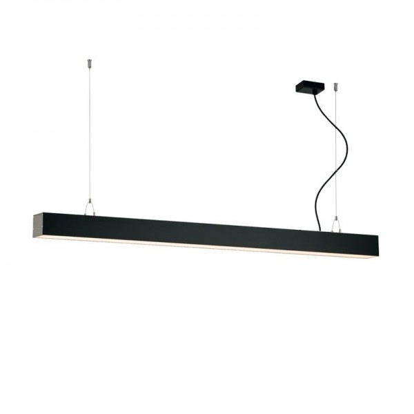 3911-00198-4-B-D4- VIOKEF -Γραμμικό Κρεμαστό L1980 4000K Μαύρο Dim. Station Ultra