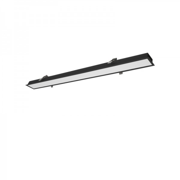 3911-04086-3-B-D3- VIOKEF -Γραμμικό Χωνευτό Trimless   L860 3000K Μαύρο Dim. Station Ultra