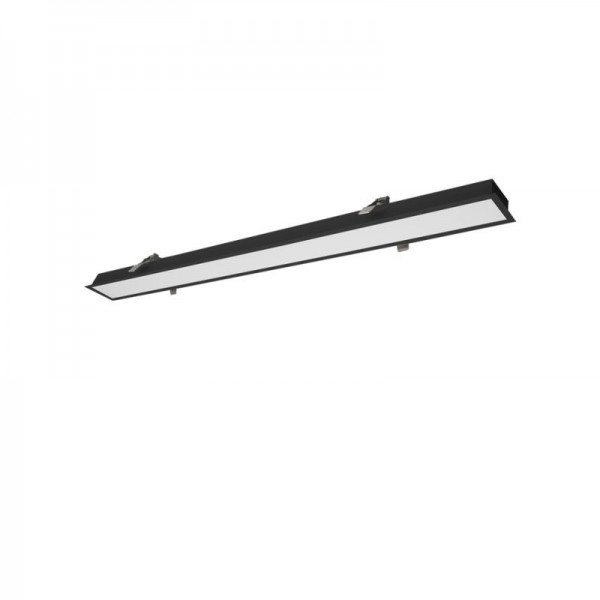 3911-04114-4-B-D5- VIOKEF -Γραμμικό Χωνευτό Trimless   L1140 4000K Μαύρο Dim. Station Ultra