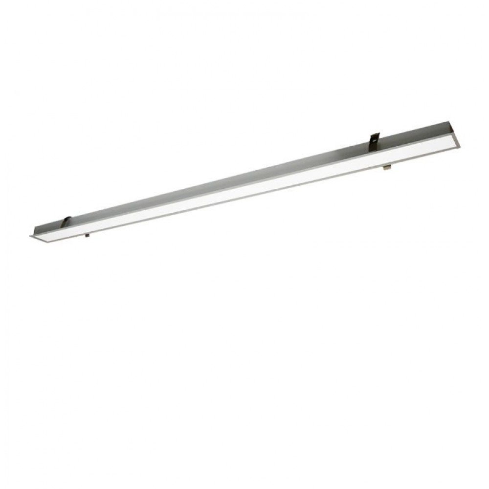 3911-04142-3-U-D5- VIOKEF -Γραμμικό Χωνευτό Trimless   L1420 3000K Ανοδ. Dim. Station Ultra