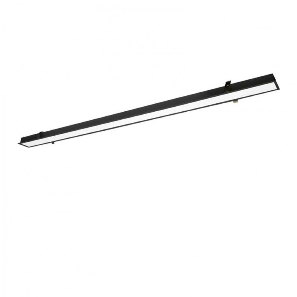 3911-04170-3-B-D4- VIOKEF -Γραμμικό Χωνευτό Trimless   L1700 3000K Μαύρο Dim. Station Ultra