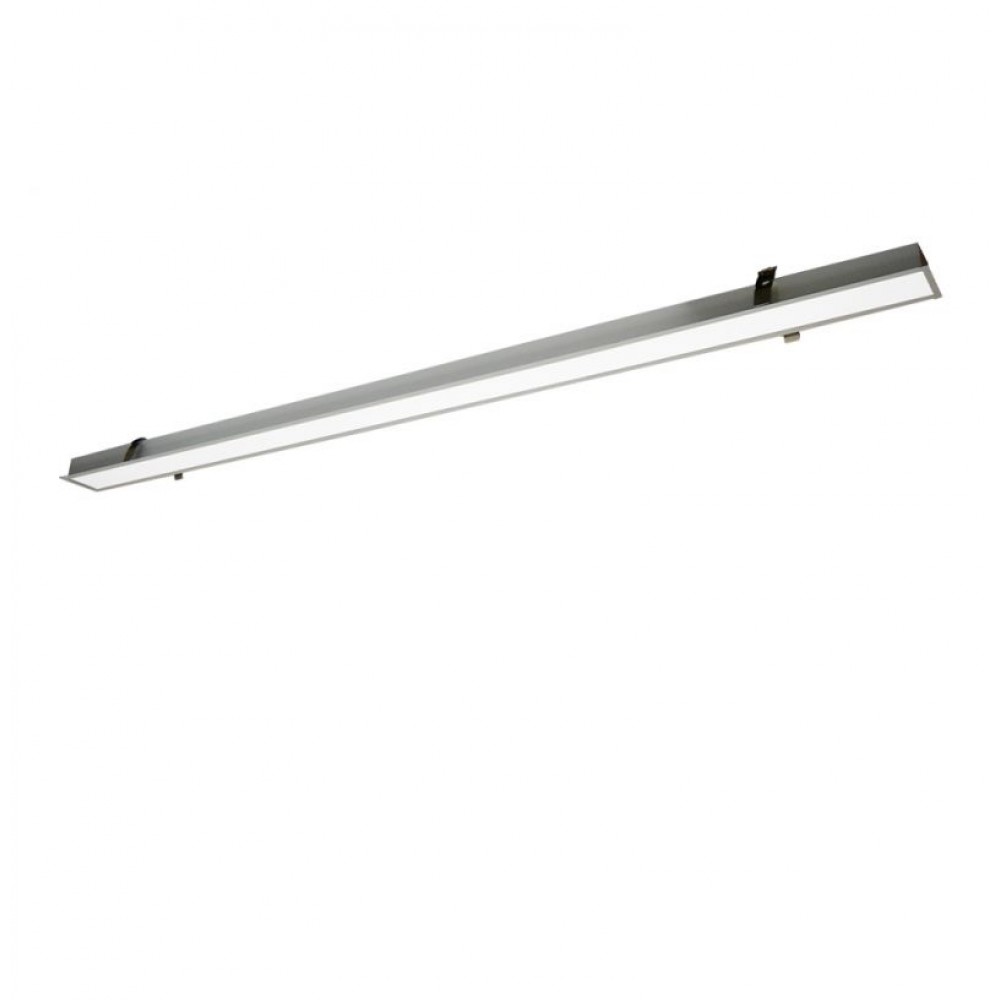 3911-04198-4-U-D3- VIOKEF -Γραμμικό Χωνευτό Trimless   L1980 4000K Ανοδ. Dim. Station Ultra