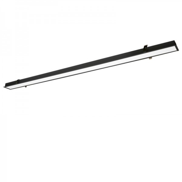 3911-04254-4-B-D4- VIOKEF -Γραμμικό Χωνευτό Trimless   L2540 4000K Μαύρο Dim. Station Ultra