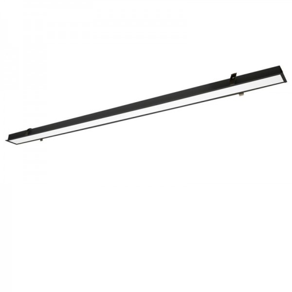 3911-04282-3-B-D1- VIOKEF -Γραμμικό Χωνευτό Trimless   L2820 3000K Μαύρο Dim. Station Ultra