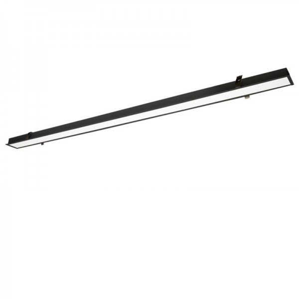 3911-04310-3-B-D1- VIOKEF -Γραμμικό Χωνευτό Trimless   L3100 3000K Μαύρο Dim. Station Ultra