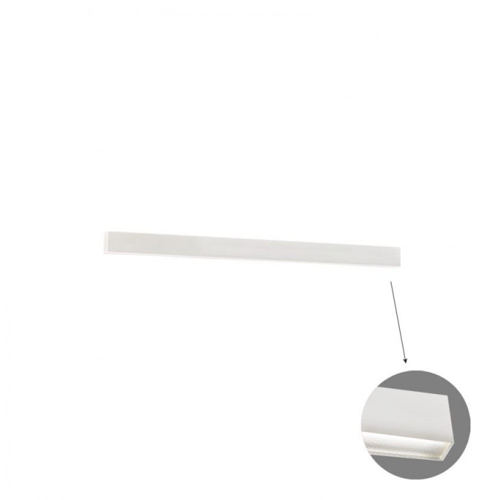 3916-02114-3-W-M-D4- VIOKEF -Γραμμικό Τοίχου L1140 3000K Λευκό Microprismatic Dim. Ciba