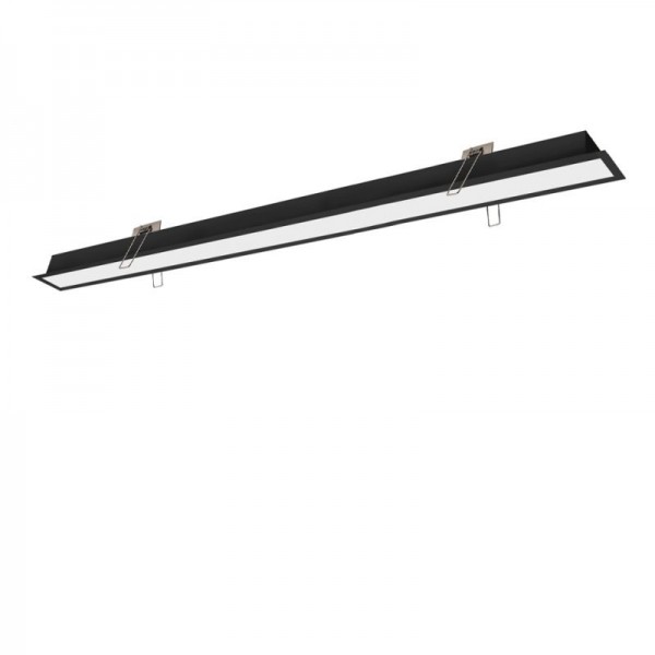 3917-03142-4-B-P-D3- VIOKEF -Γραμμικό Χωνευτό L1420 4000K Μαύρο Dim. Sasa