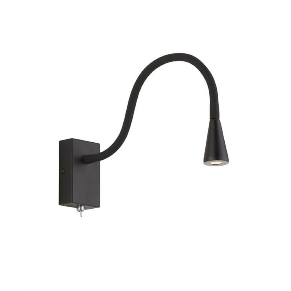 4157500- VIOKEF -Απλίκα Led Μαύρη Koko