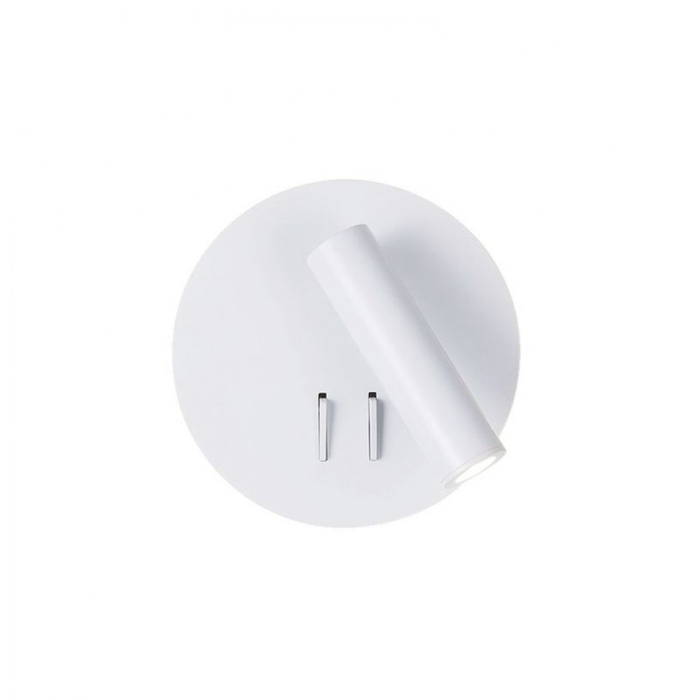 4188200- VIOKEF -Απλίκα Led Λευκή Στρογγυλή Moby