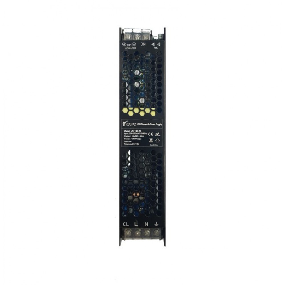 00/8015- VIOKEF -Power supply 24VDC 100W IP20 Triac & 0-10 Dim