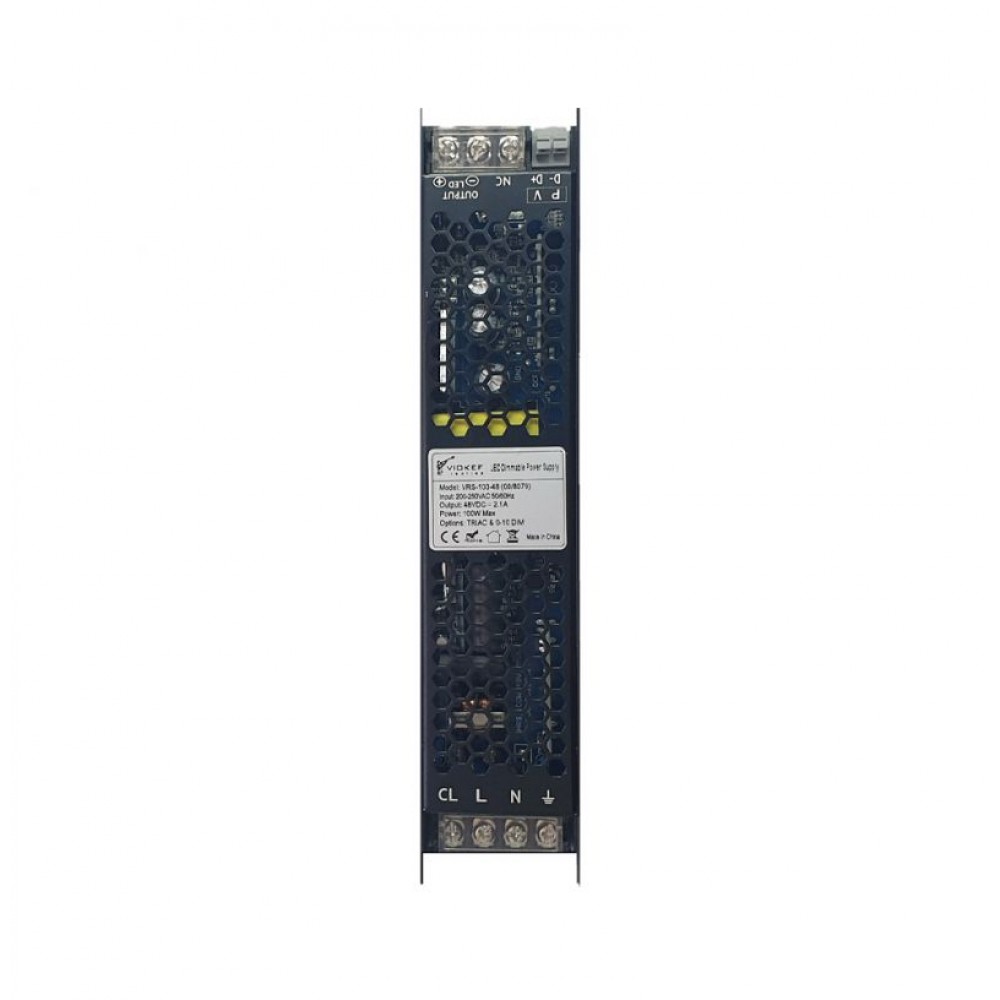 00/8079- VIOKEF -Power supply 48VDC 100W IP20 Triac & 0-10 Dimmable