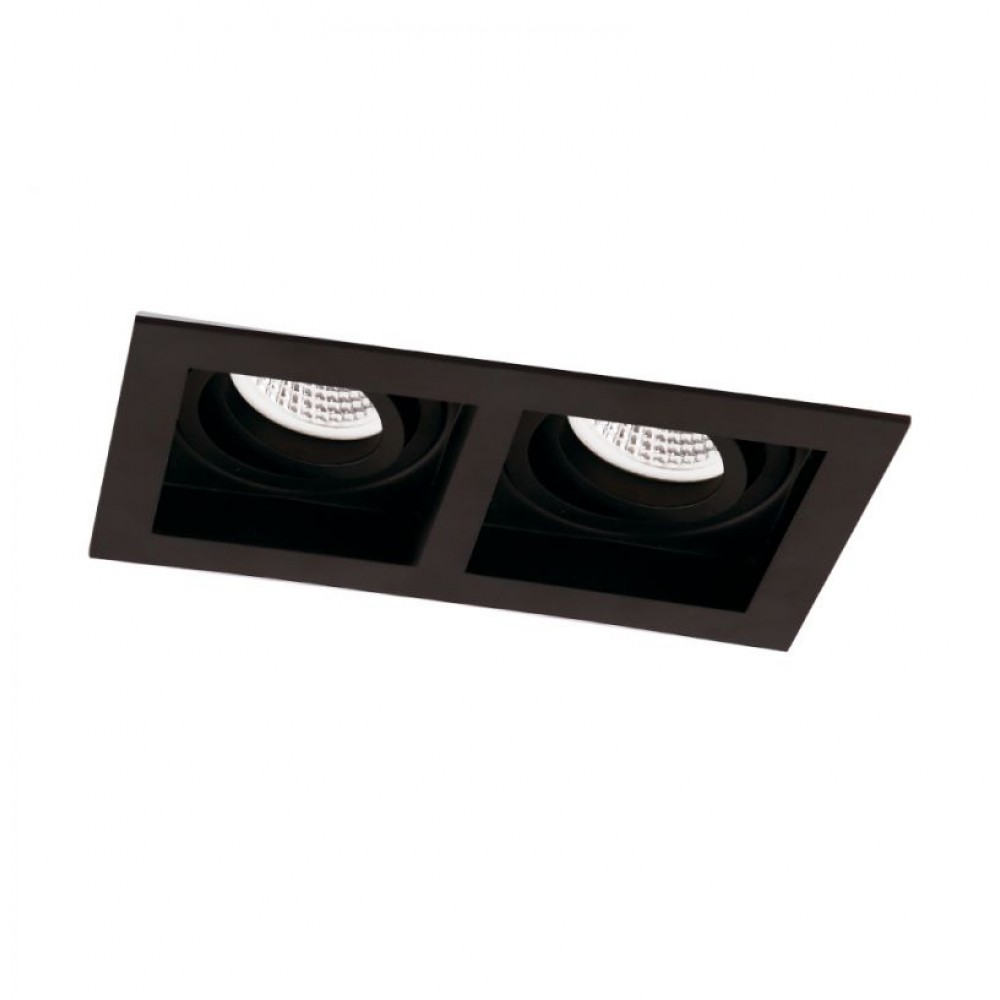 4208101- VIOKEF -2/Φωτο Χωνευτό Σποτ Μαύρο Artsi