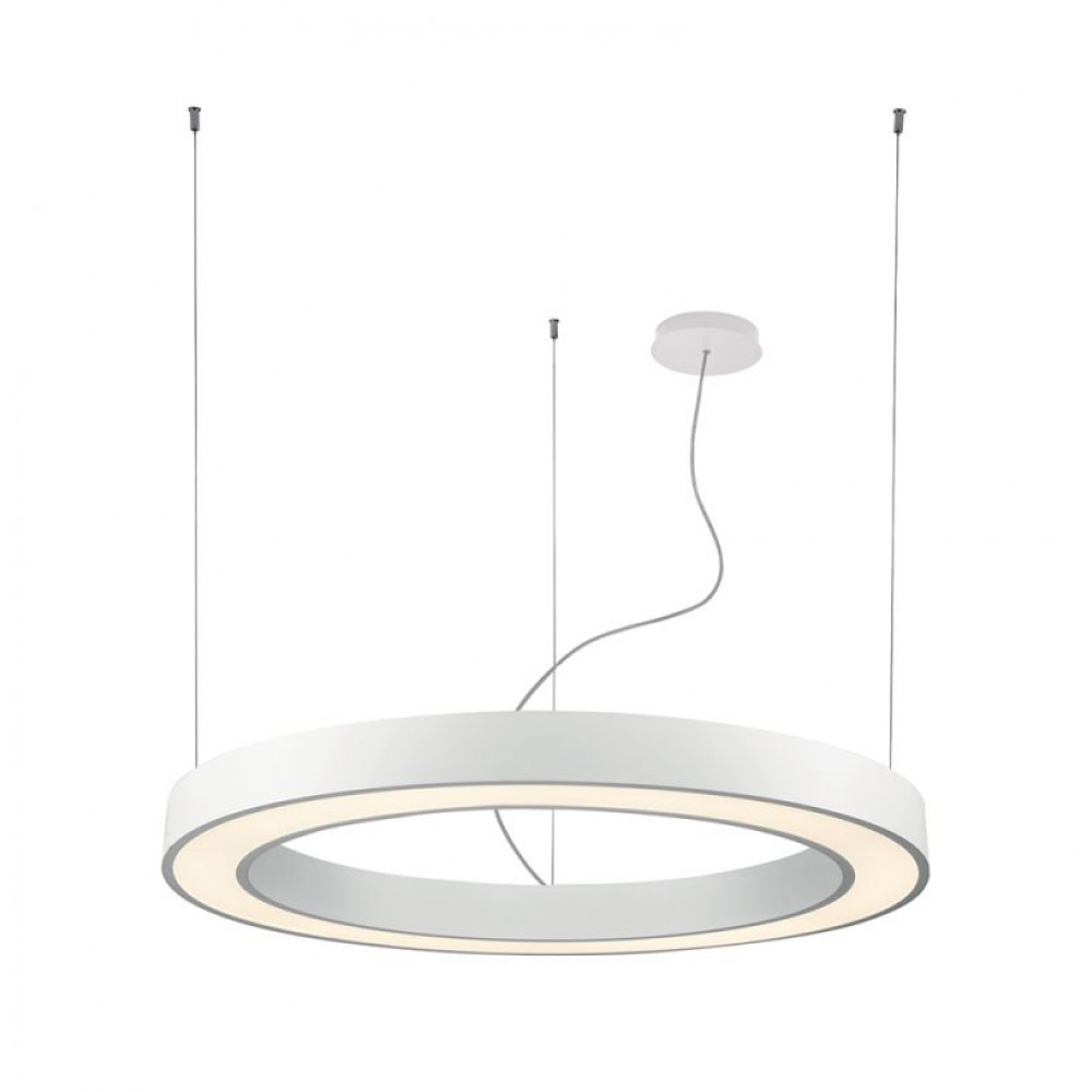3915-0012-3-W-D4- VIOKEF -Κρεμαστό Λευκό Ring D1200 3000K  Dimmable