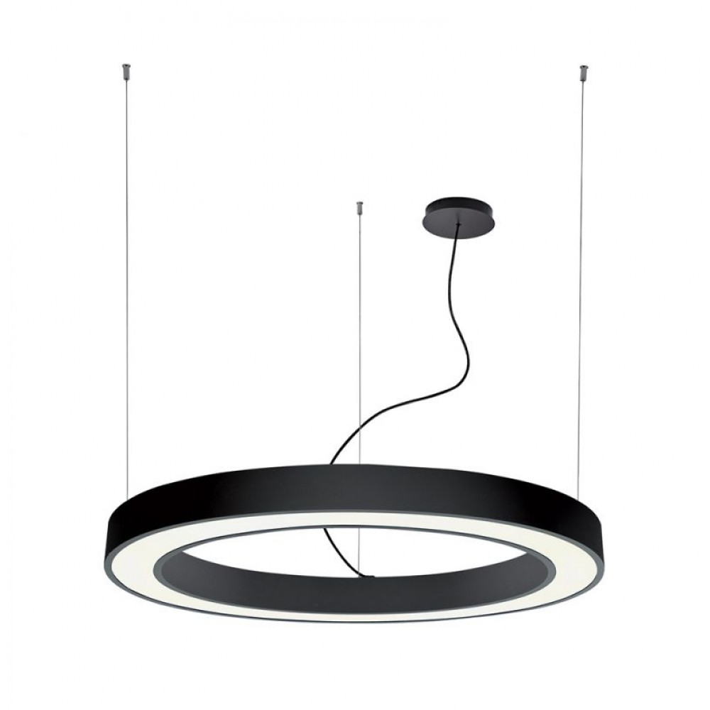 3915-0012-3-B-D4- VIOKEF -Κρεμαστό Μαύρο Ring D1200 3000K  Dimmable