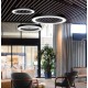 3915-0012-3-B-D4- VIOKEF -Κρεμαστό Μαύρο Ring D1200 3000K  Dimmable