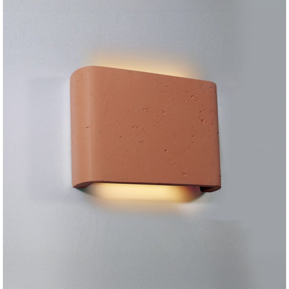 4327801- VIOKEF -Φωτιστικό Τοίχου Terracotta Adalin