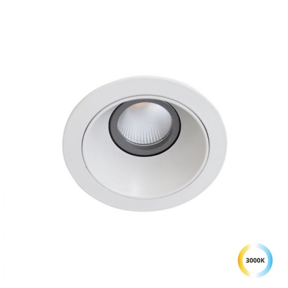 3914-012W-3-S-38- VIOKEF -Χωνευτό Σποτ Λευκό 20W 3000K 38° Alea
