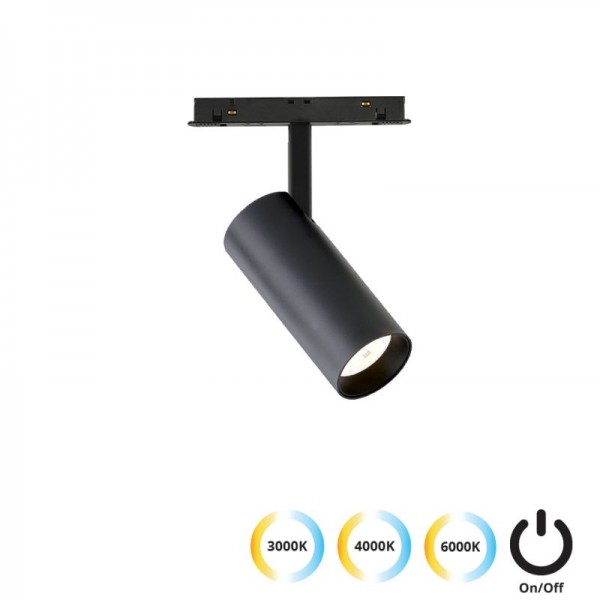 4244000S- VIOKEF -Σποτ Track  10W 3CCT Magnetic (ON-OFF)